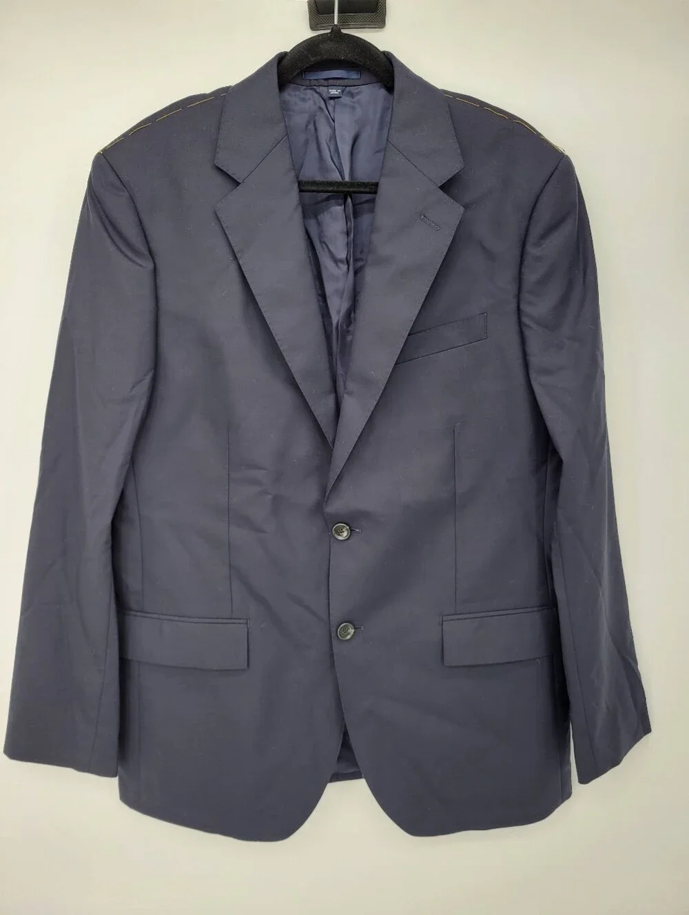 J Crew Crosby Classic-fit suit jacket in Italian wool BM161 Size 40R Navy $550